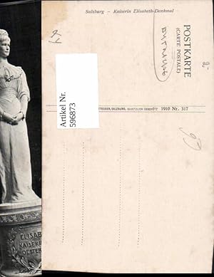 Bild des Verkufers fr 596873,Kaiserin Elisabeth-Denkmal Salzburg Sisi Statue Adel Monarchie zum Verkauf von Versandhandel Lehenbauer