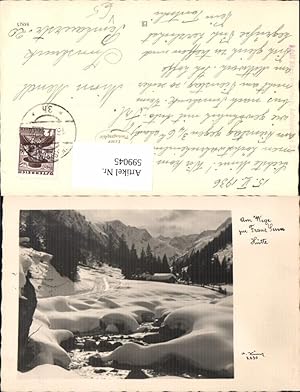 Bild des Verkufers fr 599045,Foto Ak Am Wege zur Franz-Senn-Htte Winteransicht Neustift im Stubaital pub Adolf Knz 2630 zum Verkauf von Versandhandel Lehenbauer