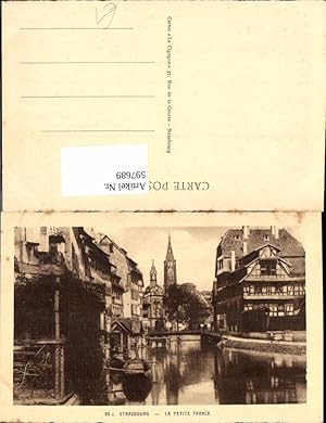 Image du vendeur pour 597689,Strasbourg Straburg Le Petite France Boot mis en vente par Versandhandel Lehenbauer