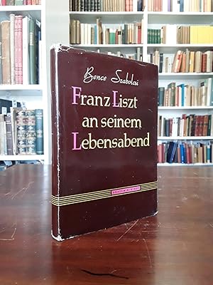 Bild des Verkufers fr Franz Liszt an seinem Lebensabend. zum Verkauf von Antiquariat Seibold