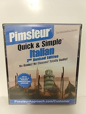 Pimsleur ~ Quick & Simple Italian ~ (4) CD Set ~ (2nd Revised Edition)