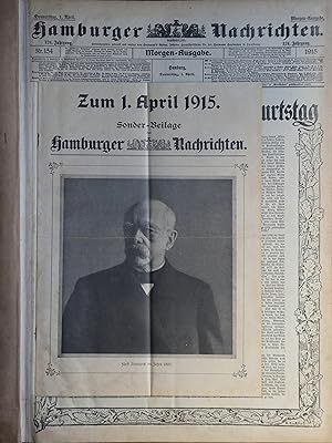Hamburger Nachrichten. JG. 124, Nrn. 154 - 301, Donnerstag, 1. April 1915 (Morgen-Ausgabe) - Mitt...