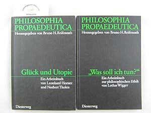 Bild des Verkufers fr Philosophia Propaedeutica. ZWEI Bnde (Konvolut). zum Verkauf von Chiemgauer Internet Antiquariat GbR