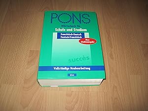 Pons Wörterbuch Schule & Studium Französisch - Deutsch / Deutsch - Französisch