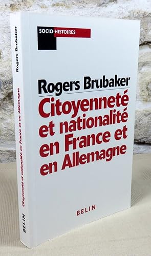 Image du vendeur pour Citoyennet et nationalit en France et en Allemagne. mis en vente par Latulu