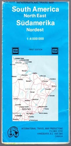 Imagen del vendedor de SOUTH AMERICA: North East. SDAMERIKA: Nordest 1:4,000,000. 154. a la venta por ABLEBOOKS