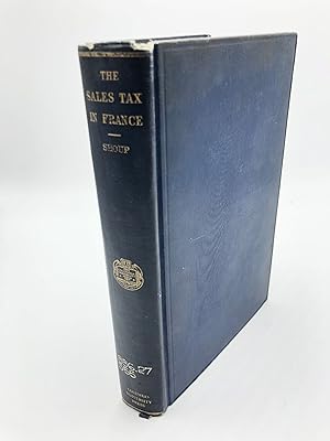 Seller image for The Sales Tax in France for sale by Shadyside Books