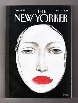 Seller image for The New Yorker - October 8, 2018. Ana Juan Cover, "Unheard". Ruth Bader Ginsburg; Swiss Etiquette; Women of Abstract Expressionism; The Memory House; Cat Power; Max Ritvo; Machine Dazzle; Bill Traylor; The Old Man & the Gun for sale by Singularity Rare & Fine