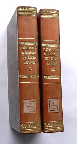 Bild des Verkufers fr Lettres du Marchal de Saint-Arnaud. 2 Bnde. zum Verkauf von Buch- und Kunst-Antiquariat Flotow GmbH