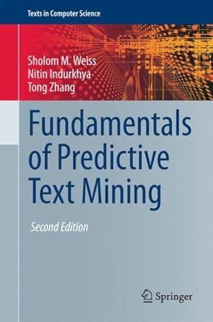 Bild des Verkufers fr Fundamentals of Predictive Text Mining zum Verkauf von GreatBookPrices