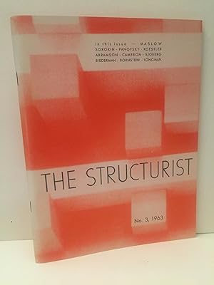 Seller image for The Structurist: No. 3, 1963 for sale by Chris Grobel