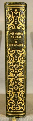 El Espectador. I-VIII, 1916- 1934. Full black niger morocco gilt.