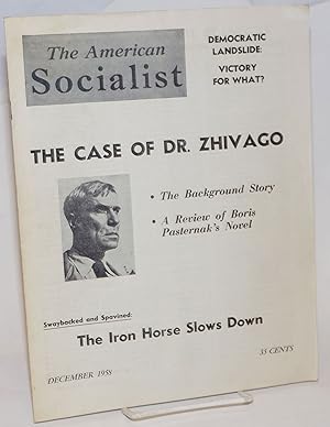 Seller image for The American Socialist Volume 5, Number 12, December 1958 for sale by Bolerium Books Inc.