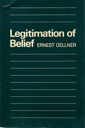 Immagine del venditore per Legitimation of Belief venduto da Goulds Book Arcade, Sydney