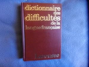 Seller image for Dictionnaire des difficults de la langue franaise for sale by arobase livres