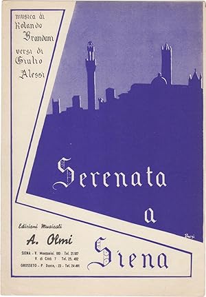 Serenata a Siena. Versi di Giulio Alessi