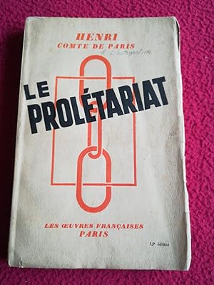 Bild des Verkufers fr LE PROLETARIAT zum Verkauf von LE BOUQUINISTE