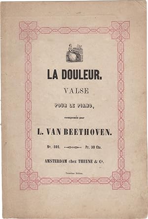 La Douleur. Valse pour le Piano