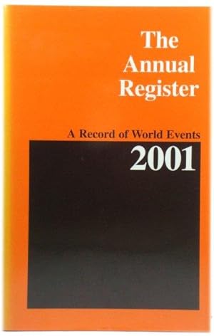 Bild des Verkufers fr The Annual Register 2001; A Record of World Events: 243 zum Verkauf von PsychoBabel & Skoob Books