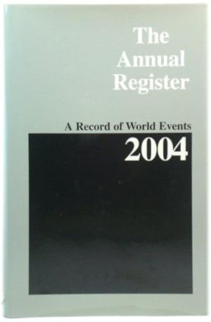 Bild des Verkufers fr The Annual Register 2004: A Record of World Events: 246 zum Verkauf von PsychoBabel & Skoob Books