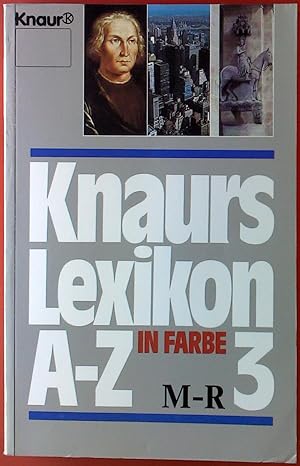 Bild des Verkufers fr Knaurs Lexikon in Farbe A-Z. Band 3 M - R. zum Verkauf von biblion2