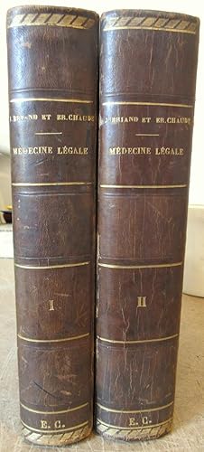 Manuel Complet de Médecine Légale [.] contenant un Traité Elémentaire de Chimie Légale : Dixième ...