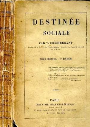 Image du vendeur pour Destine sociale mis en vente par Le-Livre