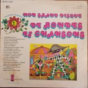 Bild des Verkufers fr Pochette disque vinyle 33T - Mon grand disque de rondes et chansons zum Verkauf von Le-Livre