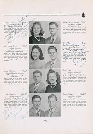 Signed High School Yearbook