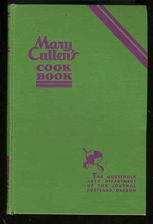 Seller image for MARY CULLEN'S COOK BOOK for sale by Daniel Liebert, Bookseller