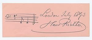 Die Walküre - Autograph Musical Quotation