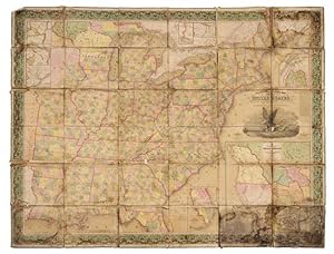 Map of Louisiana, Mississippi and Alabama. / Mitchell, Samuel Augustus /  1831