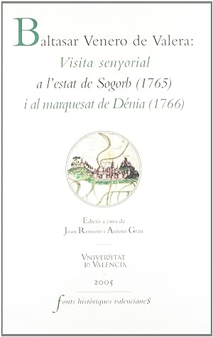 Seller image for Visita senyorial a l'Estat de Sogorb (1715) i al Marquesat d for sale by Imosver