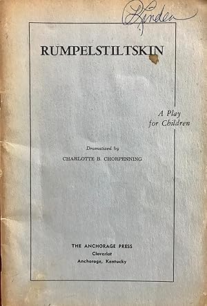 Imagen del vendedor de Rumpelstiltskin a la venta por Epilonian Books