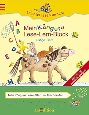 Bild des Verkufers fr Mein Knguru Lese-Lern-Block: Tiere (Knguru - Mit Bildern lesen lernen / Ab 5 Jahren) zum Verkauf von NEPO UG