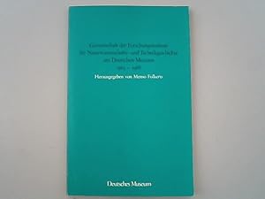 Immagine del venditore per Gemeinschaft der Forschungsinstitute fur Naturwissenschafts- und Technikgeschichte am Deutschen Museum, 1963-1988. venduto da Antiquariat Bookfarm