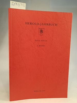 Imagen del vendedor de Herold-Jahrbuch. Neue Folge, Band 2 a la venta por ANTIQUARIAT Franke BRUDDENBOOKS