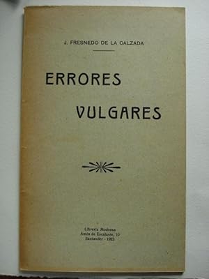 Seller image for Errores Vulgares. Las Supuestas Cabezas de Emeterio y Celedonio. for sale by Carmen Alonso Libros