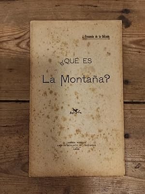 Seller image for Qu es La Montaa? for sale by Carmen Alonso Libros