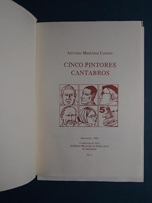 Cinco Pintores Cántabros. Cuadernos de Arte nº 1.