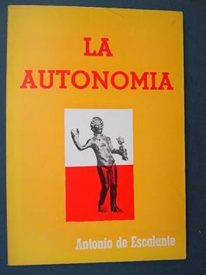 Imagen del vendedor de LA AUTONOMIA. a la venta por Carmen Alonso Libros