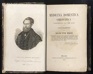 Seller image for Medicina domestica omeopatica, considerata siccome ramo di educazione. for sale by Libreria Oreste Gozzini snc