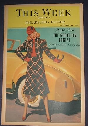 Seller image for This Week Magazine Section Philadelphia Record Song at Twilight for sale by biblioboy