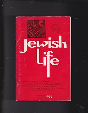 Immagine del venditore per Jewish Life: Vol. XXIX, No. 4/ April, 1962/ Nisan, 5722 venduto da Meir Turner