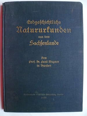 Seller image for Erdgeschichtliche Natururkunden aus dem Sachsenlande. for sale by Ostritzer Antiquariat