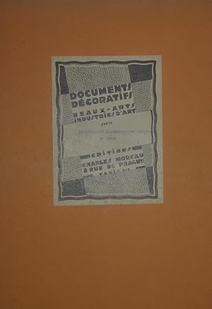 Documents décoratifs. Beaux-arts, industries d'art. Dictionnaire d'architecture et de sculpture. ...