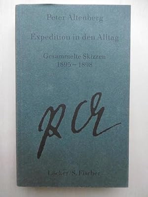 Imagen del vendedor de Expedition in den Alltag. Gesammelte Skizzen 1895-1898. Herausgegeben von Werner J. Schweiger. a la venta por Antiquariat Steinwedel