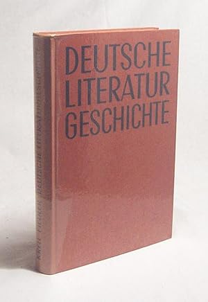 Seller image for Deutsche Literaturgeschichte / Leo Krell ; Leonhard Fiedler. Auf Grund von Rackl-Ebner-Hunger neu bearb. for sale by Versandantiquariat Buchegger