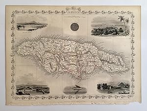 Bild des Verkufers fr Antique Map - Jamaica zum Verkauf von Picture This (ABA, ILAB, IVPDA)