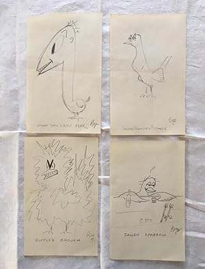 Group of Eleven (Signed0 Roy Williams (Disney) Animation Sketches